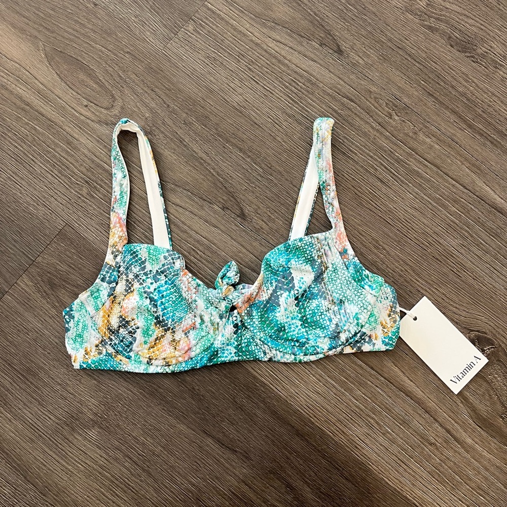 NWT Women’s Vitamin A Snakeskin Bikini